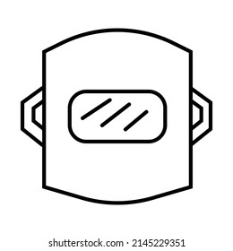 Line Art Welding Mask Icon