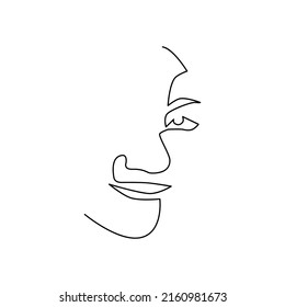 line art woman, line art face woman 