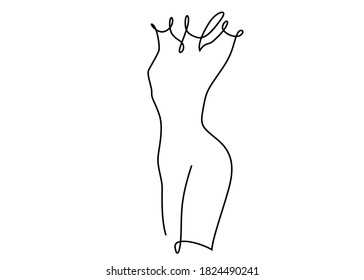 Line art woman silhouette vector background. Female figure pose in modern simple linear style. Girl body posture design. Beauty and fashion collection concept.