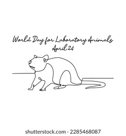 line art of world day for laboratory animals good for world day for laboratory animals celebrate. line art. illustration.