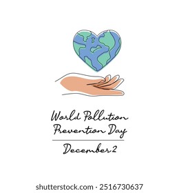line art of World Pollution Prevention Day good for World Pollution Prevention Day celebrate. line art.