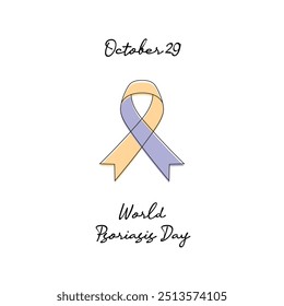 line art of World Psoriasis Day good for World Psoriasis Day celebrate. line art.