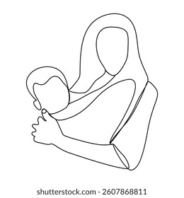 Line art of world refugee day good for world refugee day celebrate