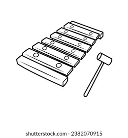 The Line Art of Xylophone