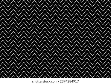 The Line Art of Zigzag Background