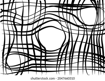 Line art,doodle background of square decorating for your text, business. Vector illustration.