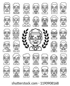 Line avatar icons 2