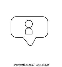 line avatar user social man media