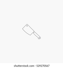 line axe icon