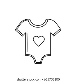 line baby clothes that used to sleep