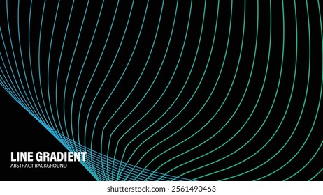 line background with color gradation