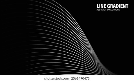 line background with color gradation