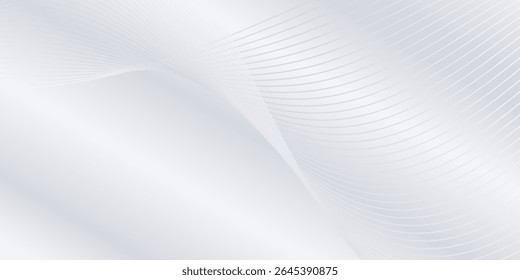 Line background with flowing lines. Digital future technology abstract