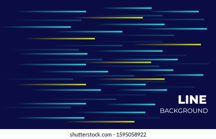 Line background moving in motion forward with modern gradient style. Ready to use. Vector Illsutration EPS 10