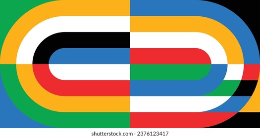 Line background multi colors eps vector