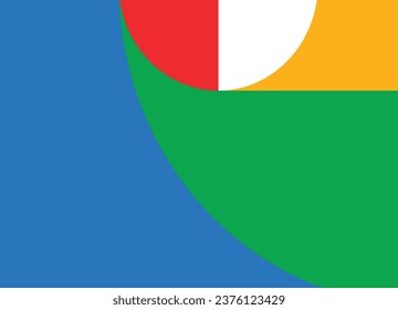 Vector de varios colores de fondo de línea