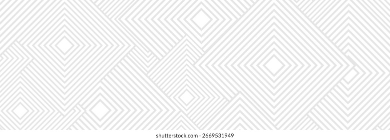 Línea de fondo raya chevron cuadrado zigzag patrón de diseño de Vector abstracto sin fisuras.