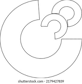 Línea para fondo de papel pintado y ilustración de arte sin fisuras textura de diseño de línea gráfica vectorial diseño aislado de moda plana para algodón hermoso patrón colorido de papel artesanal y oveja