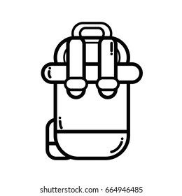 line backpack to go to exploration of vacation