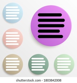line badge color set. Simple glyph, flat vector of web icons for ui and ux, website or mobile application