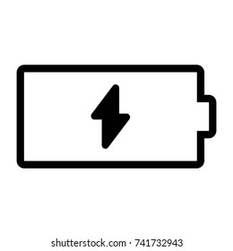 Line Battery (Charging) Icon