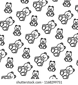 line bear teddy cute toy background