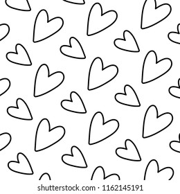 line beauty heart shape art background
