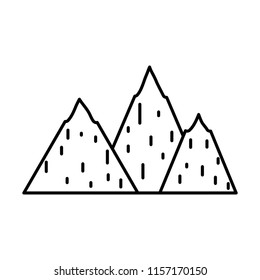 line beauty mountain natural ecology style