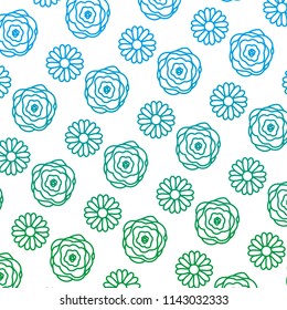 line beauty tropical flower with petals background