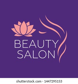 Line Beauty Woman abstract illustration. Line Beauty Woman for hairstyle fashion concept