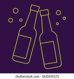 Bierflasche, Vektorgrafik 