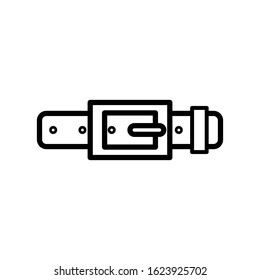 Line belt icon vector design on white background