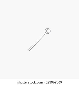 line billiard icon