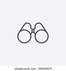 Line Binoculars Icon