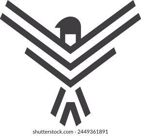 Line Bird Logo Vector Icon