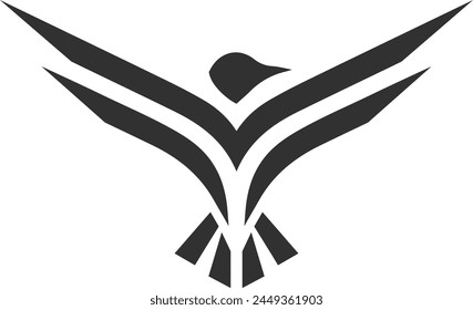 Line Bird Logo Vector Icon