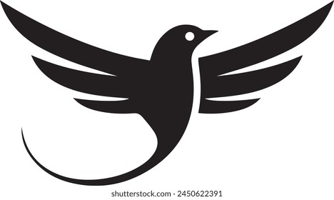 Icono de Vector con logotipo de pájaro