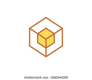 Zeilenblockkettensymbol auf Weiß 
Hintergrund