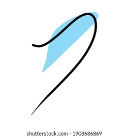 Line Boho. Abstrakte Linie Art boho. Abstraktes Pflanzendesign für Druck, Deckel, Tapeten, Minimale und natürliche Wandkunst. Vektorgrafik.. Abstraktes Pflanzendesign für Druck, Deckel, Tapeten,