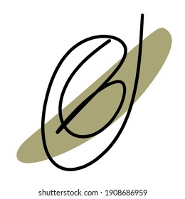 Line Boho. Abstrakte Linie Art boho. Abstraktes Pflanzendesign für Druck, Deckel, Tapeten, Minimale und natürliche Wandkunst. Vektorgrafik.. Abstraktes Pflanzendesign für Druck, Deckel, Tapeten,