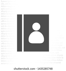 line book Icon . Lorem Ipsum Illustration design