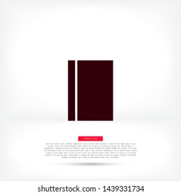 line book Icon . Lorem Ipsum Illustration design