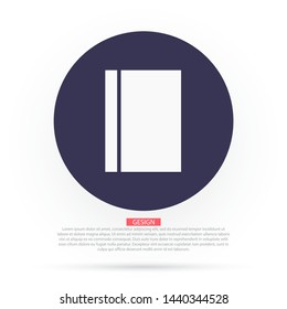 line book Icon . Lorem Ipsum Illustration design