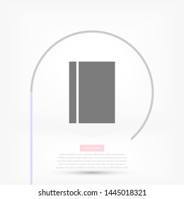 line book Icon . Lorem Ipsum Illustration design