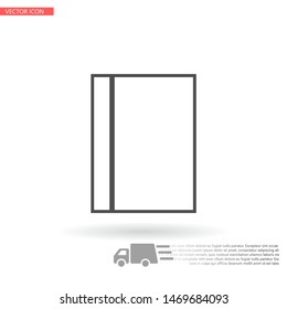 line book Icon . Lorem Ipsum Illustration design