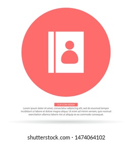 line book Icon . Lorem Ipsum Illustration design