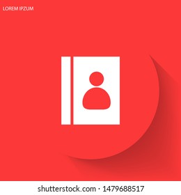 line book Icon . Lorem Ipsum Illustration design