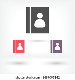 line book Icon . Lorem Ipsum Illustration design