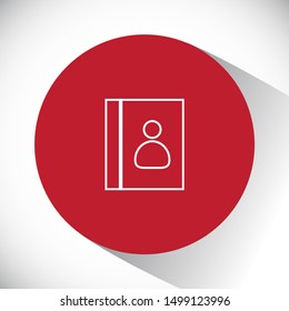 line book Icon . Lorem Ipsum Illustration design