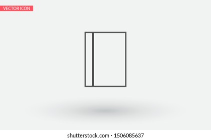 line book Icon . Lorem Ipsum Illustration design